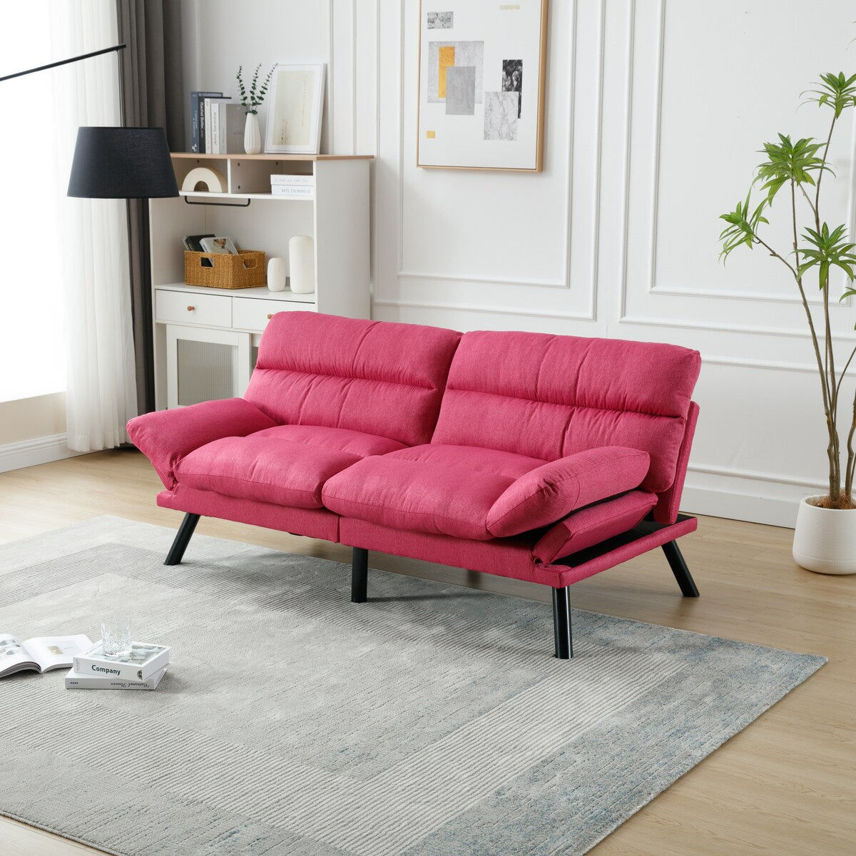 Velvet Sofa , Accent sofa loveseat sofa with metal feet
