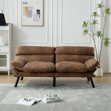 Velvet Sofa , Accent sofa loveseat sofa with metal feet
