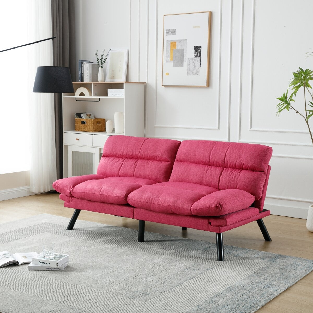 Velvet Sofa , Accent sofa loveseat sofa with metal feet