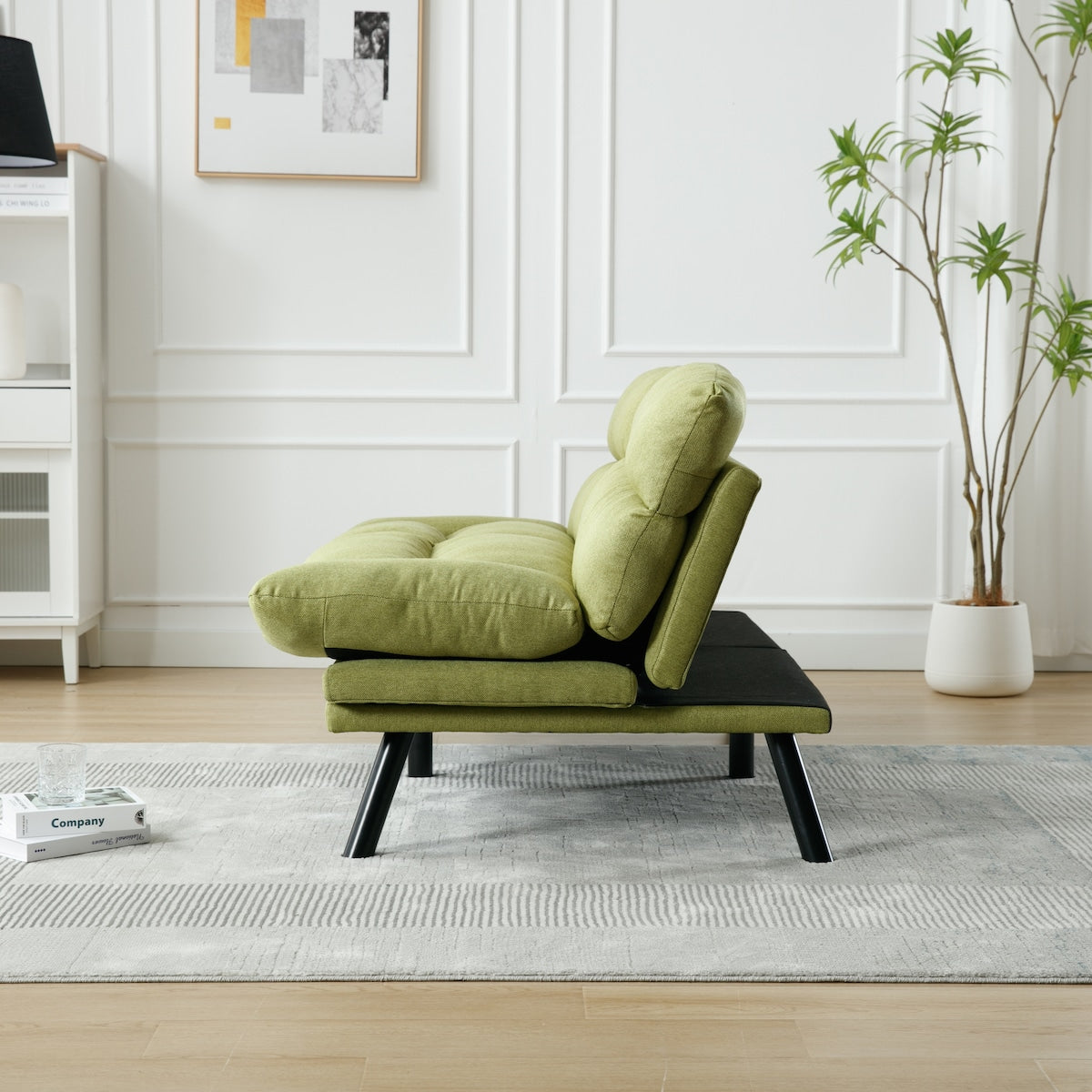 Velvet Sofa , Accent sofa loveseat sofa with metal feet