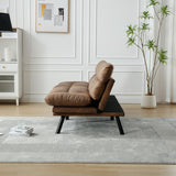 Velvet Sofa , Accent sofa loveseat sofa with metal feet