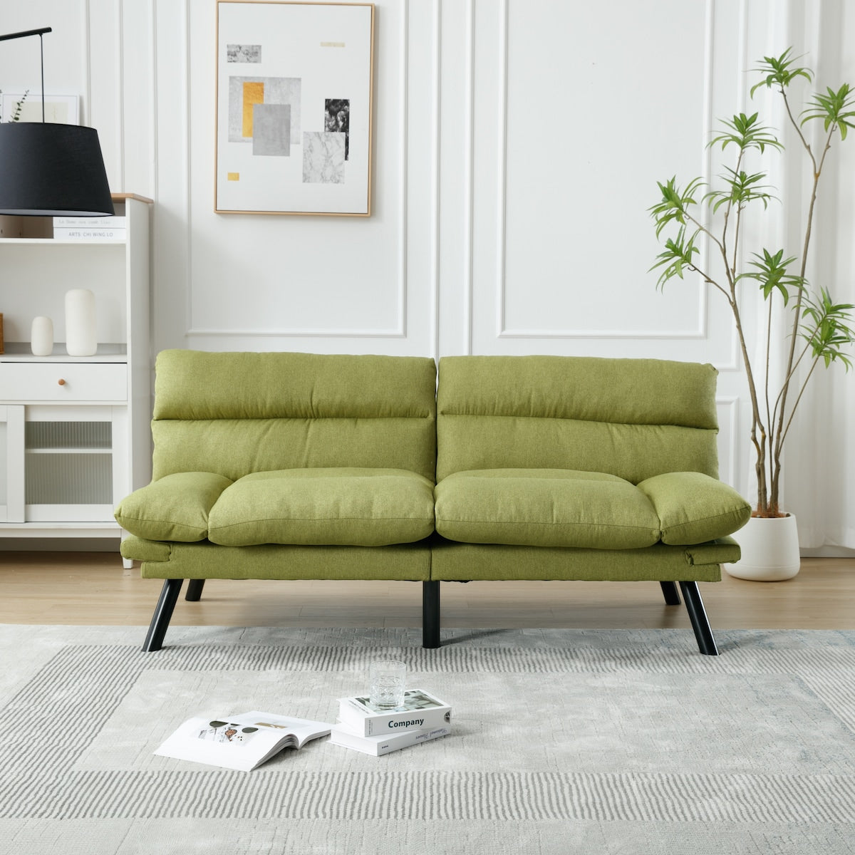 Velvet Sofa , Accent sofa loveseat sofa with metal feet