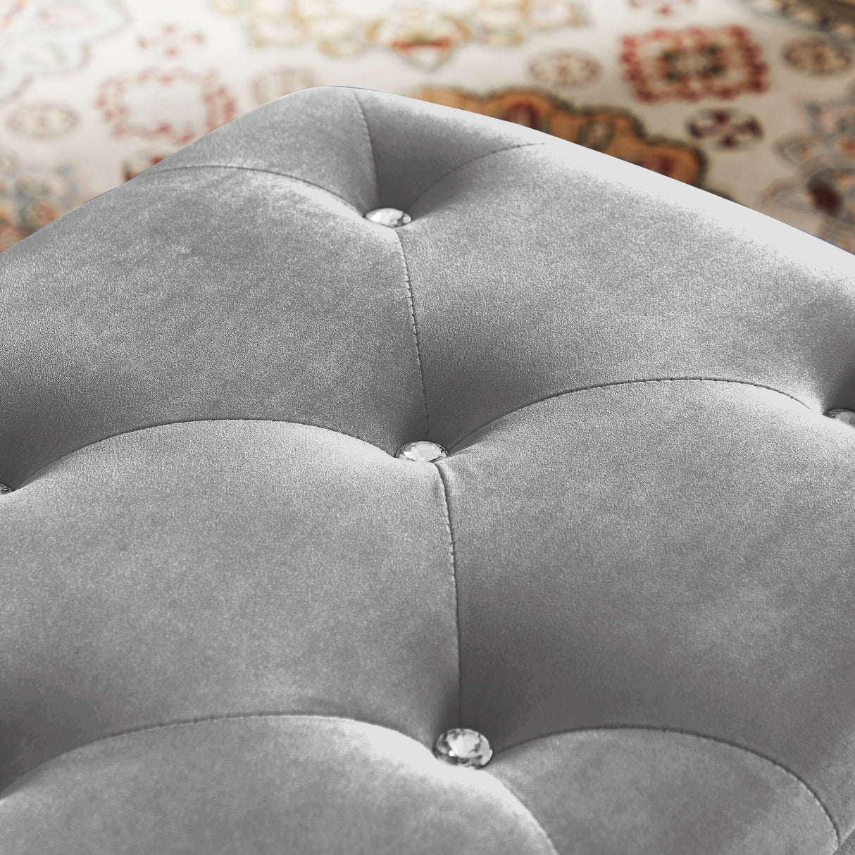 Velvet Storage Bench,Flip Top Entryway Bench Seat