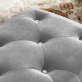 Velvet Storage Bench,Flip Top Entryway Bench Seat