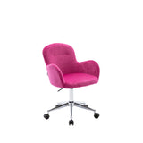 Velvet Swivel Shell Chair for Living Room ,Office chair , Modern Leisure Arm Chair