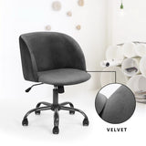 Velvet Upholstered Home office task chair