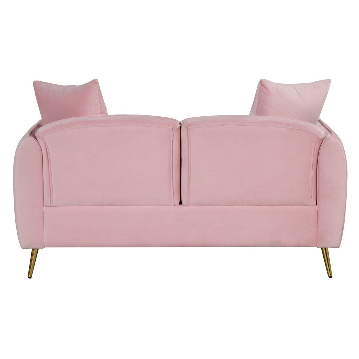 Velvet Upholstered Loveseat Sofa