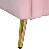 Velvet Upholstered Loveseat Sofa