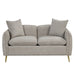 Velvet Upholstered Loveseat Sofa