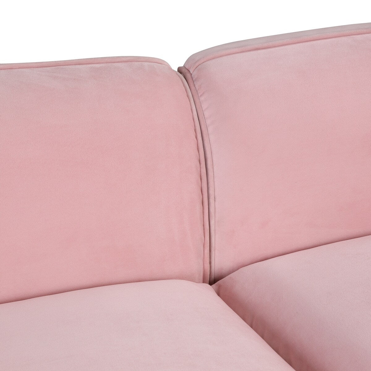 Velvet Upholstered Loveseat Sofa