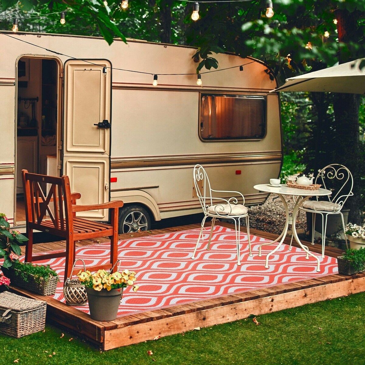 Venice Design 100% Eco-friendly Lightweight Plastic Outdoor Mat/Rug