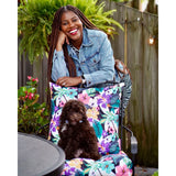 Vera Bradley by Classic Accessories Water-Resistant Accent Pillows, 18 x 18 x 8 Inch, 2 Pack