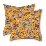 Vera Bradley by Classic Accessories Water-Resistant Accent Pillows, 18 x 18 x 8 Inch, 2 Pack