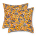 Vera Bradley by Classic Accessories Water-Resistant Accent Pillows, 18 x 18 x 8 Inch, 2 Pack