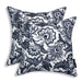 Vera Bradley by Classic Accessories Water-Resistant Accent Pillows, 18 x 18 x 8 Inch, 2 Pack