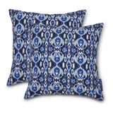 Vera Bradley by Classic Accessories Water-Resistant Accent Pillows, 18 x 18 x 8 Inch, 2 Pack