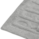 Veria 2 Piece Bath Mat with RELAX Sculpted Details, The Urban Port, Gray