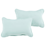 Verne Aqua Indoor/ Outdoor 13 x 20-inch Corded Pillow Set