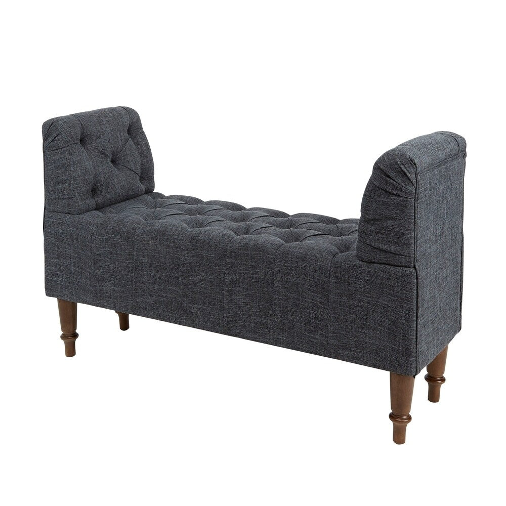 Verne Farmhouse bench with Armrests