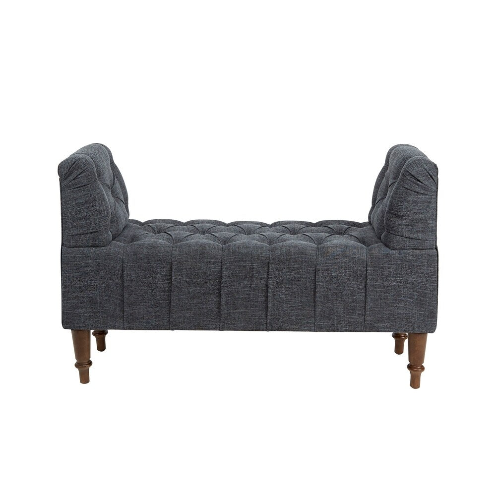 Verne Farmhouse bench with Armrests
