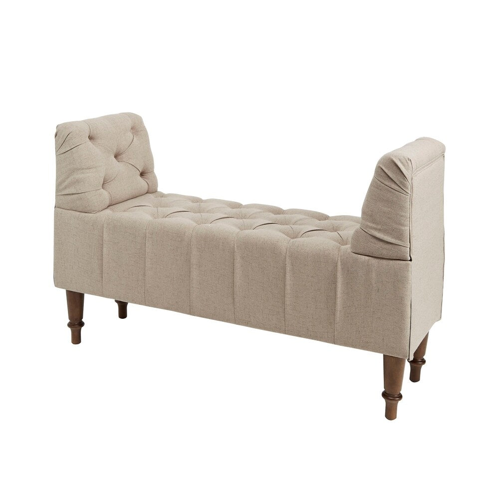 Verne Farmhouse bench with Armrests