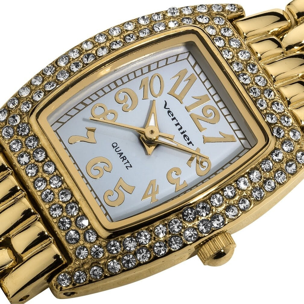 Vernier Women's Gold Tone Classic Feminine Quartz Watch