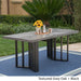 Verona Outdoor Rectangle Light-Weight Concrete Dining Table by Christopher Knight Home - 35.00 "W x 70.00 "L x 28.75 "H