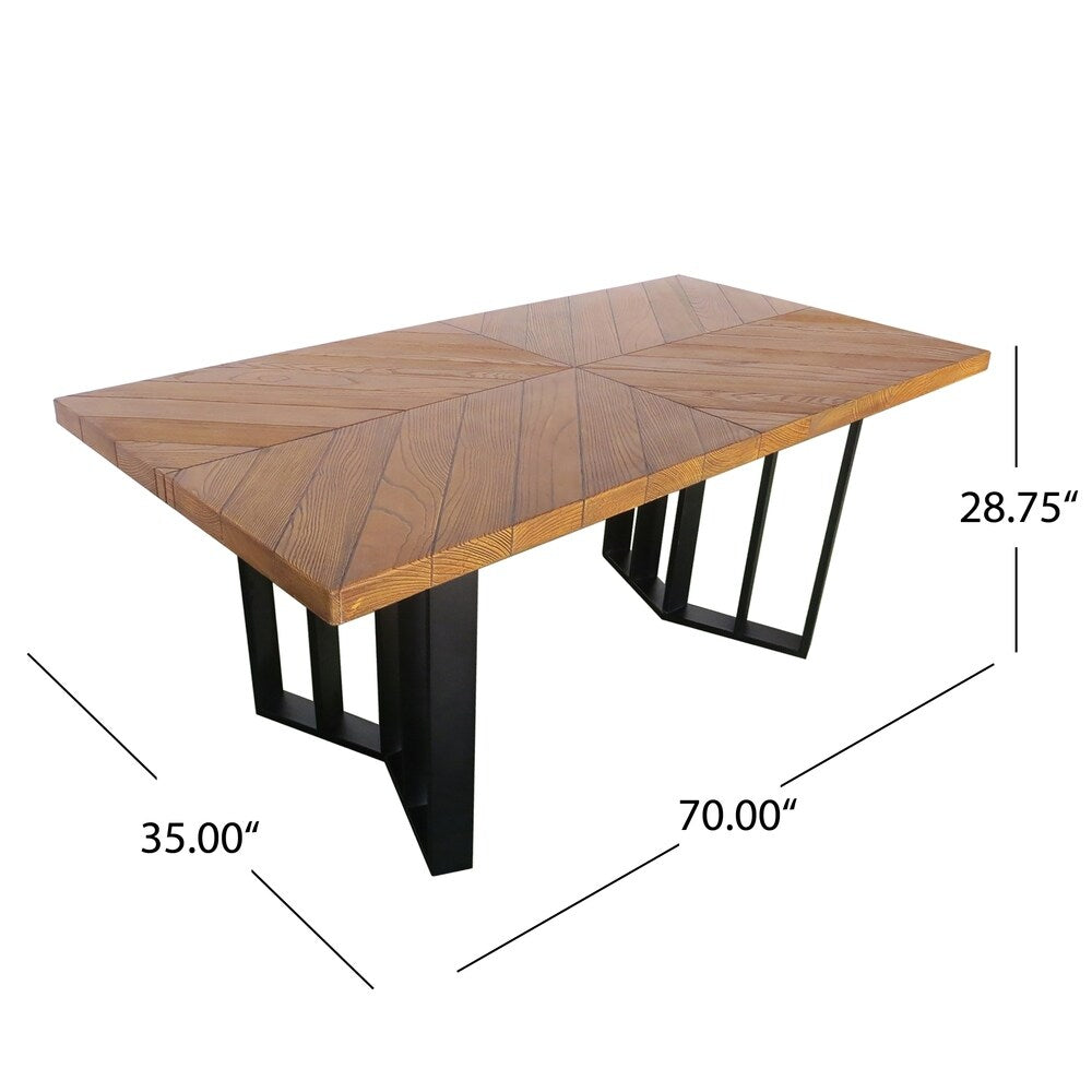 Verona Outdoor Rectangle Light-Weight Concrete Dining Table by Christopher Knight Home - 35.00 "W x 70.00 "L x 28.75 "H