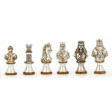 Veronese Design 2.95" H MEDIEVAL CHESSMEN SET Multicolor Zinc Alloy