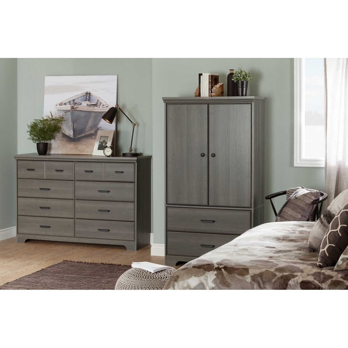 Versa Country Cottage 8-drawer Double Dresser