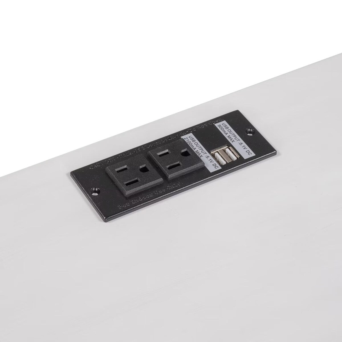 Versatile Nightstand Side Table, End Table, with Two Built-in Shelves Cabinet and an Open Storage,USB Charging Design