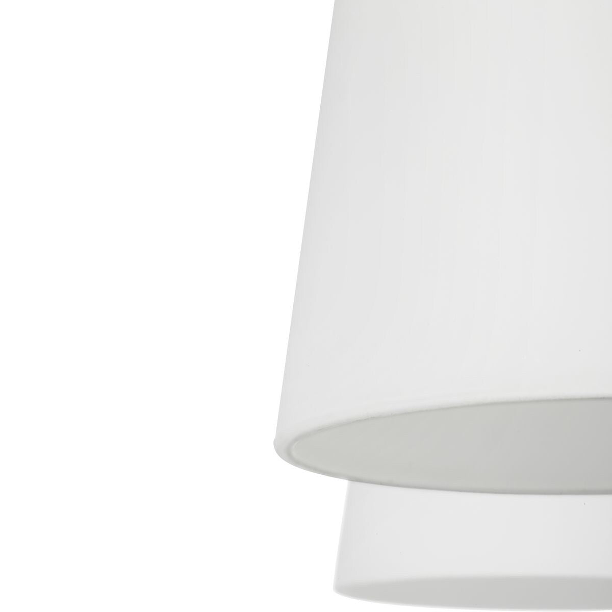 Vertex Collection Three-Light Brushed Gold Etched White Contemporary Convertible Chandelier - 18 in x 18 in x 16.75 in