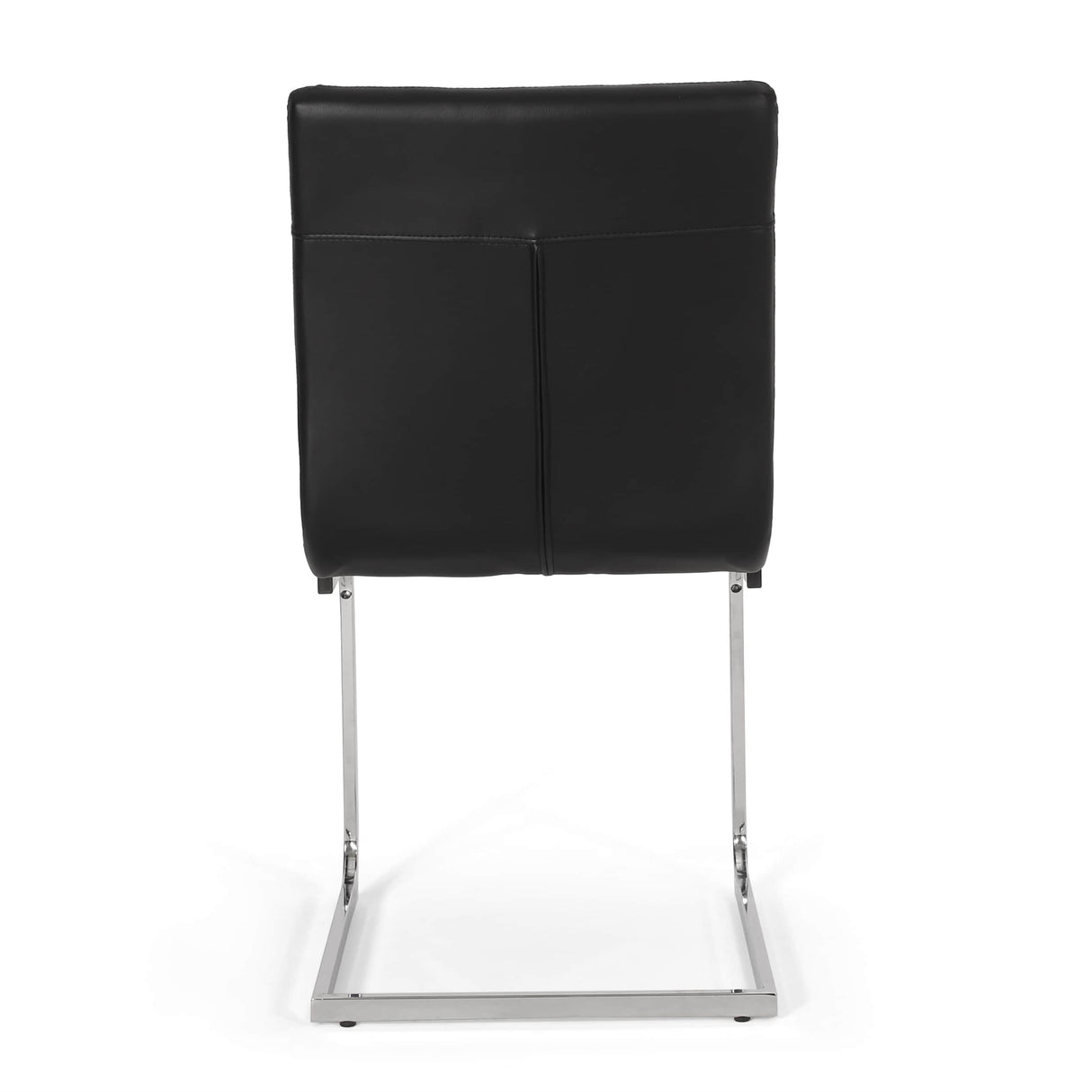 Vess Modern Faux Leather Waffle Stitch Dining Chairs (Set of 2) by Christopher Knight Home