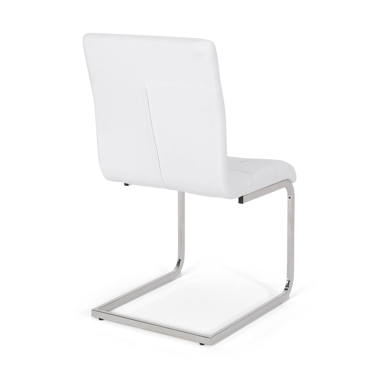 Vess Modern Faux Leather Waffle Stitch Dining Chairs (Set of 2) by Christopher Knight Home
