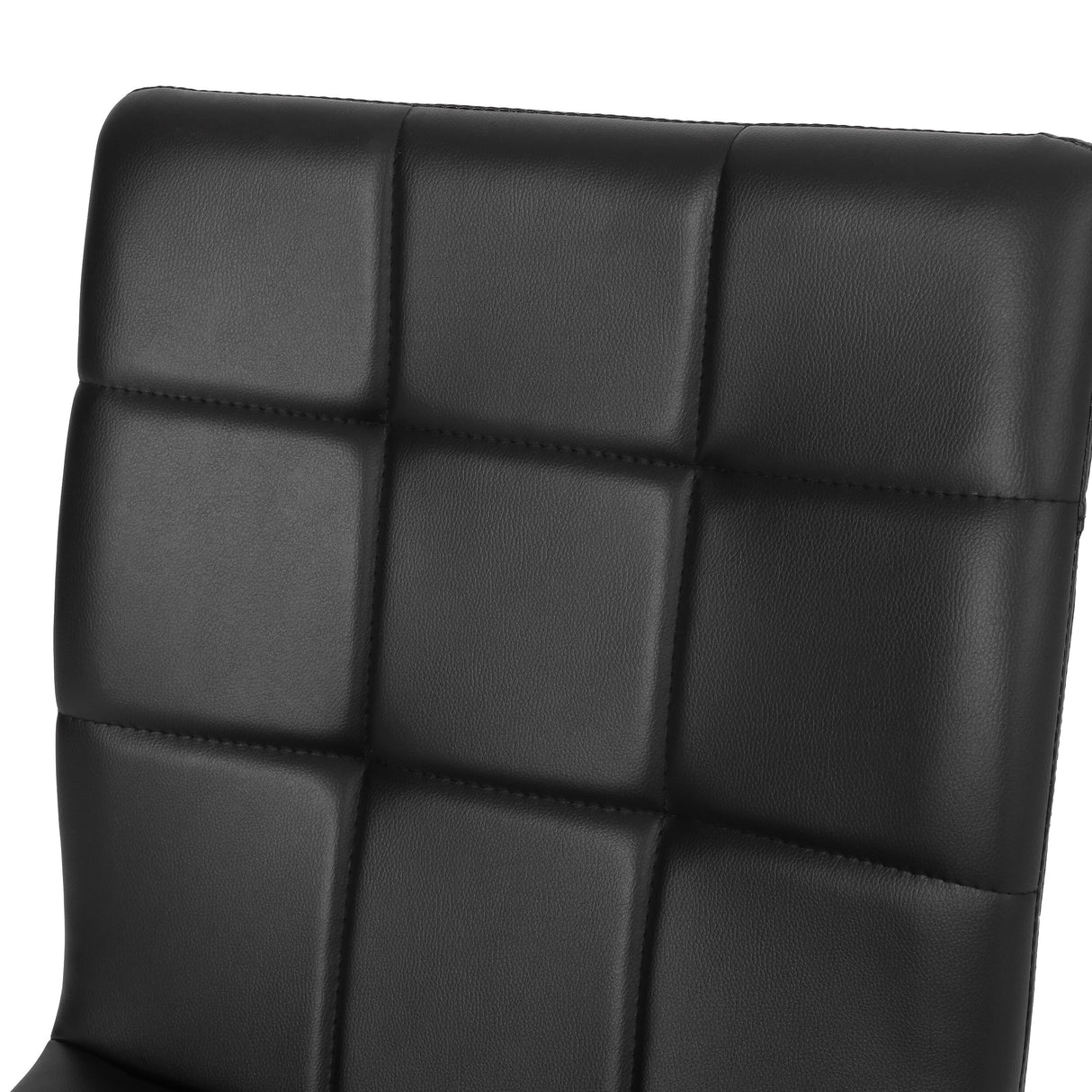 Vess Modern Faux Leather Waffle Stitch Dining Chairs (Set of 2) by Christopher Knight Home