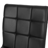 Vess Modern Faux Leather Waffle Stitch Dining Chairs (Set of 2) by Christopher Knight Home