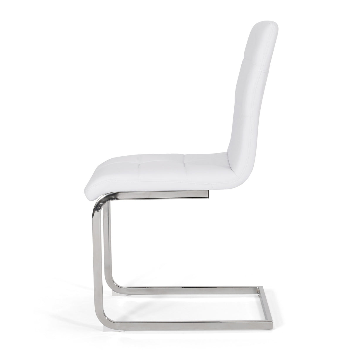 Vess Modern Faux Leather Waffle Stitch Dining Chairs (Set of 2) by Christopher Knight Home
