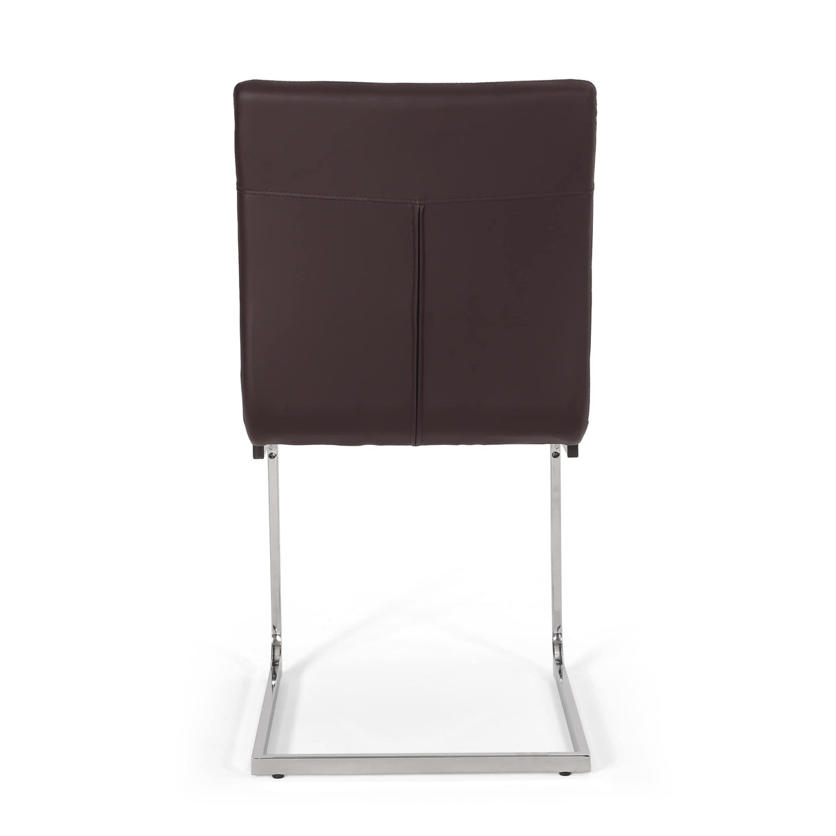 Vess Modern Faux Leather Waffle Stitch Dining Chairs (Set of 2) by Christopher Knight Home