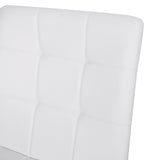Vess Modern Faux Leather Waffle Stitch Dining Chairs (Set of 2) by Christopher Knight Home
