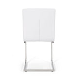 Vess Modern Faux Leather Waffle Stitch Dining Chairs (Set of 2) by Christopher Knight Home