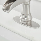 Vessel Sink Centerset Nickel Bathroom Faucet