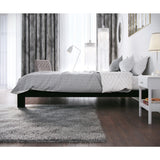 Vesta Black Metal Slatted Platform Bed