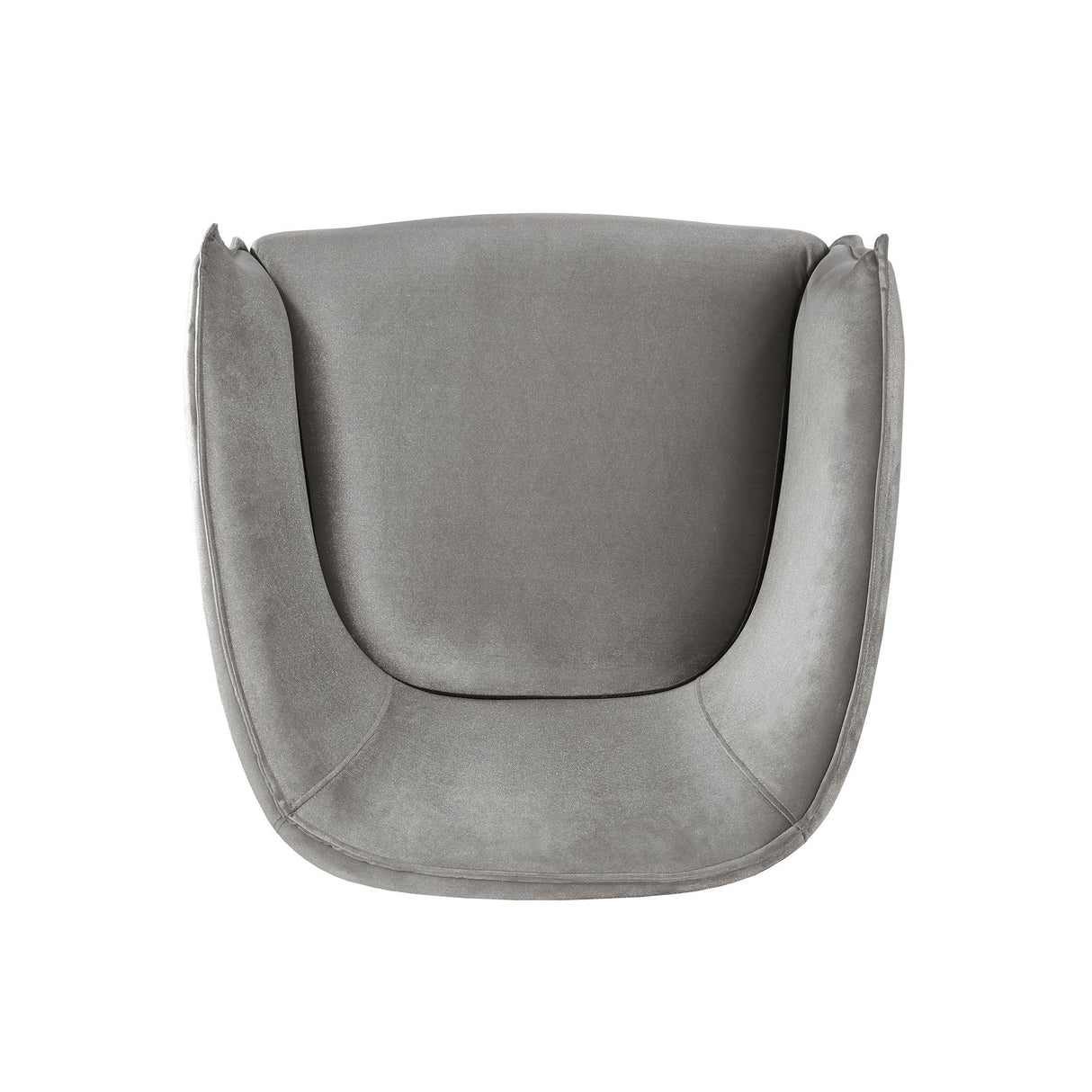 Vianne Velvet Curved Back Acrylic Leg Accent Chair by iNSPIRE Q Bold