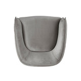 Vianne Velvet Curved Back Acrylic Leg Accent Chair by iNSPIRE Q Bold