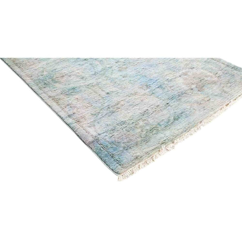 Vibrance, Hand Knotted Area Rug - 2' 7" x 7' 7" - 2'7" x 7'7" Runner