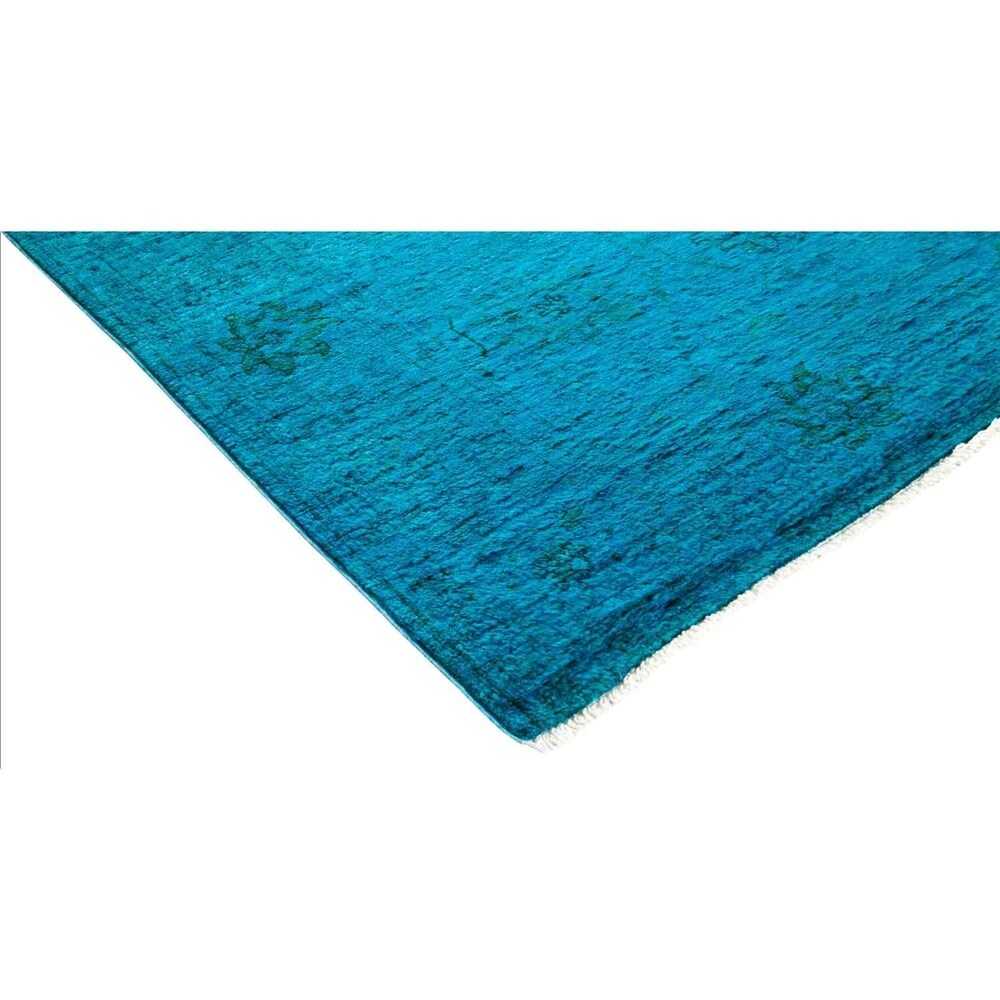 Contemporary Colorful One-of-a-Kind Hand-Knotted Area Rug - 5 x 8
