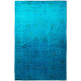 Contemporary Colorful One-of-a-Kind Hand-Knotted Area Rug - 5 x 8