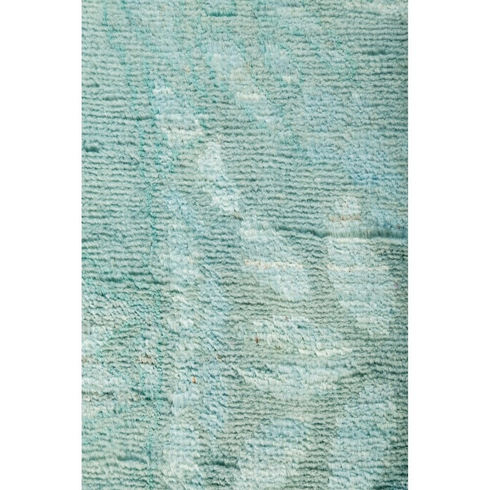 Vibrance Overdyed Blue Runner Rug - 3'2" x 14' Runner