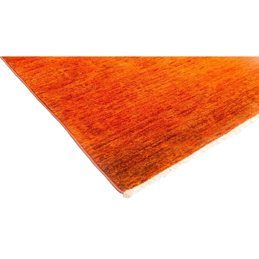 Vibrance Overdyed Orange Runner Rug - 3'1" x 8'4" Runner/Surplus