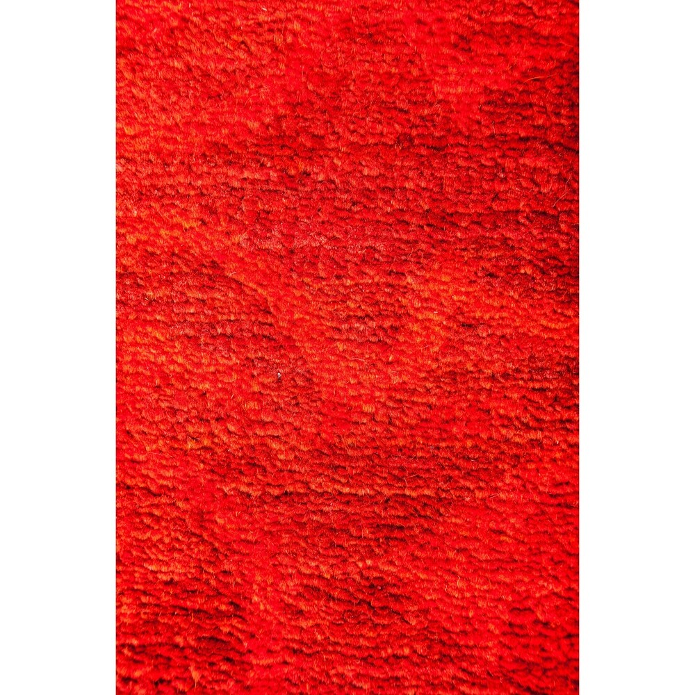Vibrance Overdyed Red Area Rug - 6'1" x 8'6"/Surplus